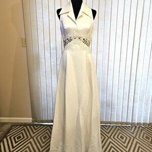 Venus White Collar Wedding Dress 12W.